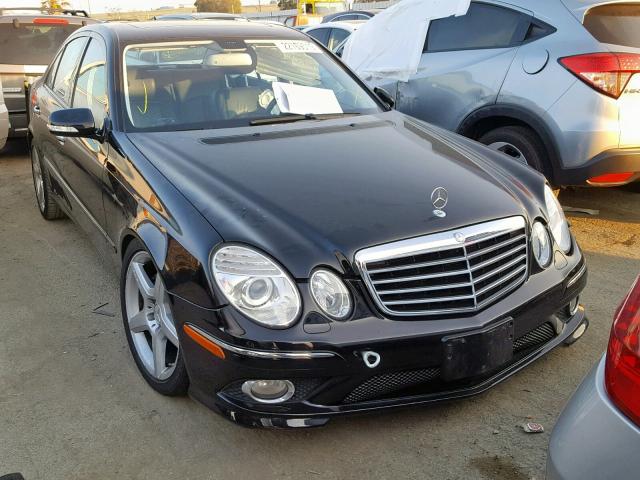 WDBUF56X79B381282 - 2009 MERCEDES-BENZ E 350 BLACK photo 1