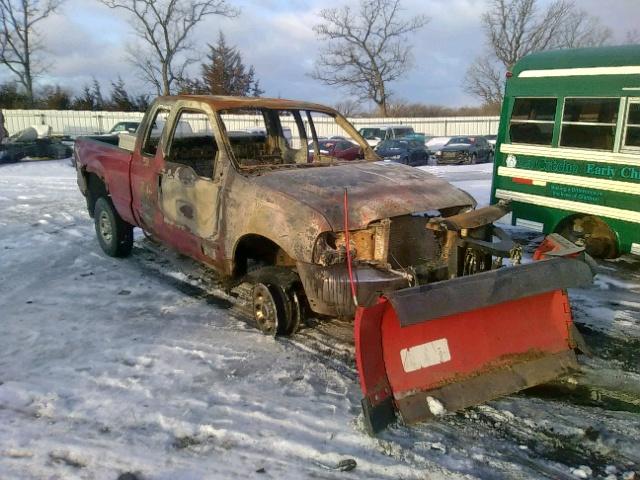 1FTSX31F62EB26751 - 2002 FORD F350 SRW S RED photo 1