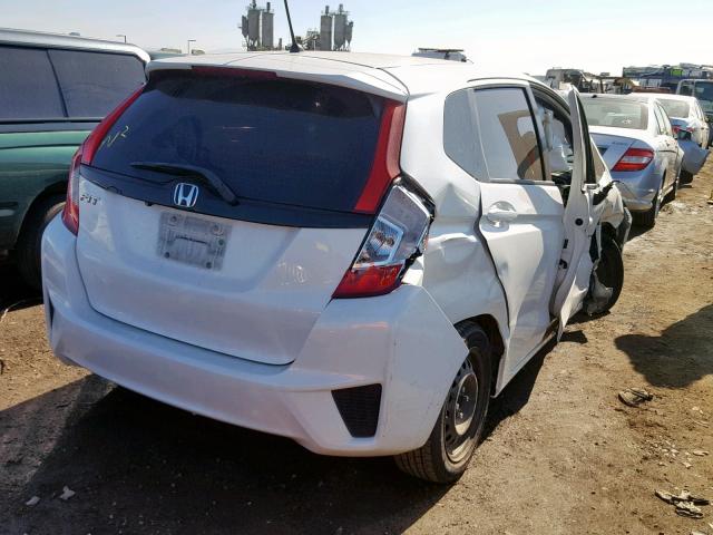 3HGGK5G57FM780089 - 2015 HONDA FIT LX WHITE photo 4