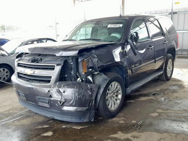 1GNSCDFJ1BR303043 - 2011 CHEVROLET TAHOE HYBR GRAY photo 2