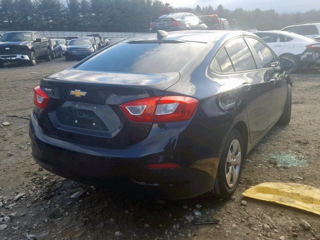 1G1BC5SM0H7132104 - 2017 CHEVROLET CRUZE LS BLACK photo 4