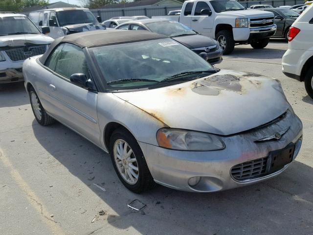 1C3EL55T93N602081 - 2003 CHRYSLER SEBRING LX SILVER photo 1