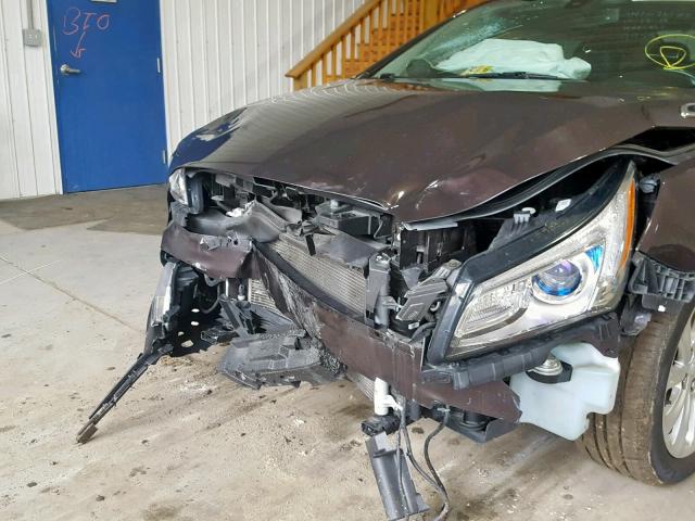 1G4GB5G38EF120456 - 2014 BUICK LACROSSE BROWN photo 9