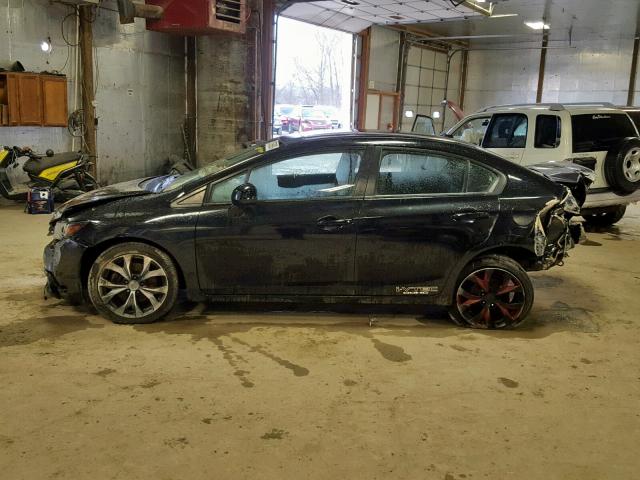 2HGFB6E50CH703014 - 2012 HONDA CIVIC SI BLACK photo 9