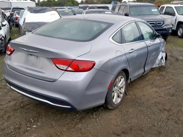 1C3CCCAB3GN126487 - 2016 CHRYSLER 200 LIMITE GRAY photo 4