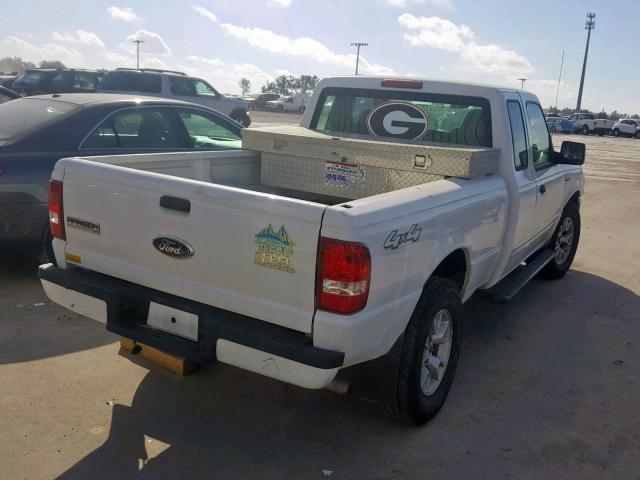 1FTYR15E67PA68534 - 2007 FORD RANGER SUP WHITE photo 4