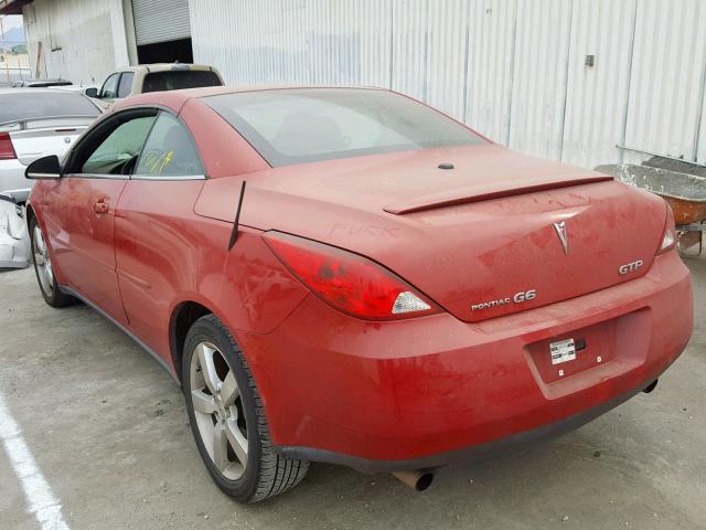 1G2ZM361X64276513 - 2006 PONTIAC G6 GTP RED photo 3