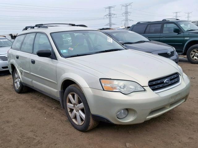 4S4BP61C767363326 - 2006 SUBARU LEGACY OUT BEIGE photo 1