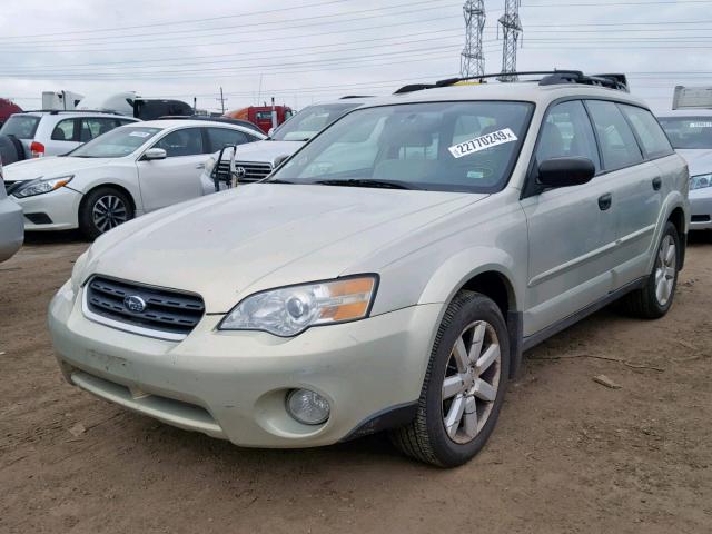 4S4BP61C767363326 - 2006 SUBARU LEGACY OUT BEIGE photo 2