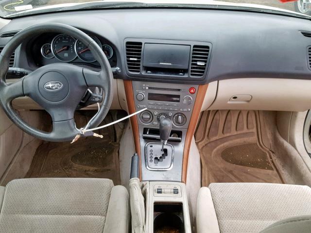 4S4BP61C767363326 - 2006 SUBARU LEGACY OUT BEIGE photo 9