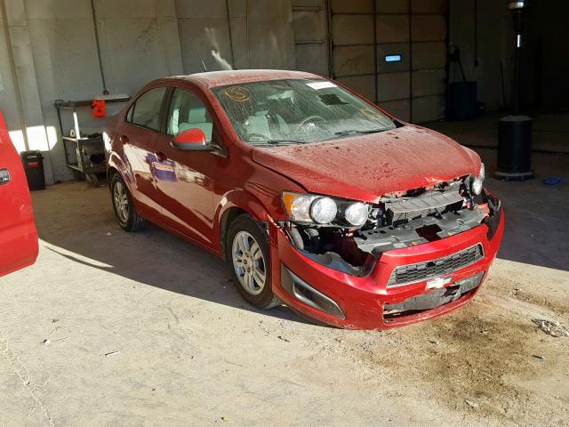 1G1JA5SH2C4120258 - 2012 CHEVROLET SONIC LS MAROON photo 1