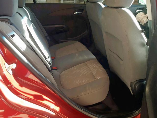 1G1JA5SH2C4120258 - 2012 CHEVROLET SONIC LS MAROON photo 6