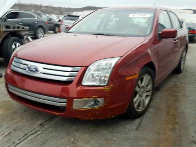 3FAHP08106R240353 - 2006 FORD FUSION SEL MAROON photo 2