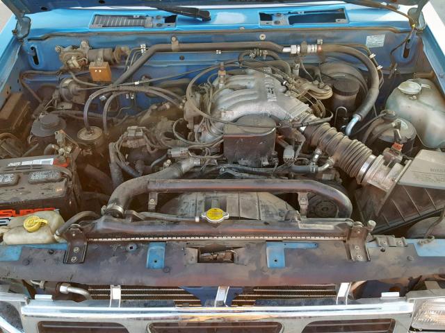 1N6HD16S1SC363167 - 1995 NISSAN TRUCK KING BLUE photo 7