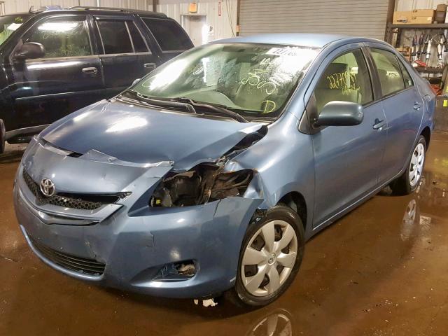 JTDBT903084008439 - 2008 TOYOTA YARIS BLUE photo 2