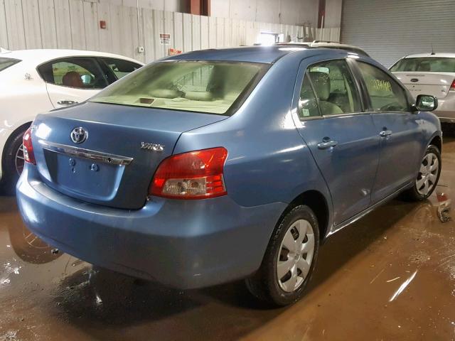 JTDBT903084008439 - 2008 TOYOTA YARIS BLUE photo 4