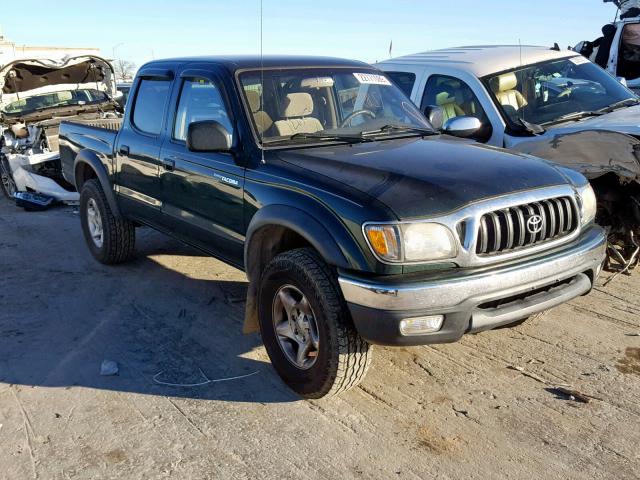 5TEGN92N53Z281987 - 2003 TOYOTA TACOMA DOU GREEN photo 1