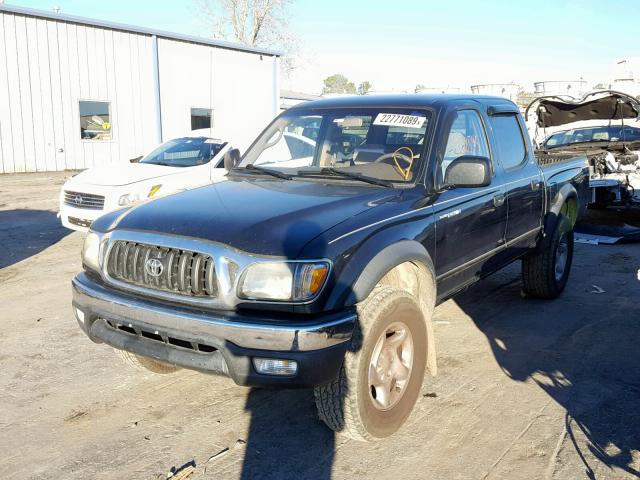 5TEGN92N53Z281987 - 2003 TOYOTA TACOMA DOU GREEN photo 2