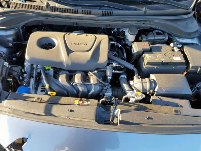 3KPC24A35JE033950 - 2018 HYUNDAI ACCENT SEL GRAY photo 7