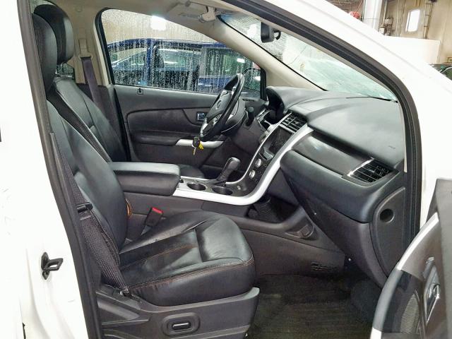 2FMDK4JC9DBC37646 - 2013 FORD EDGE SEL Ağ foto 5