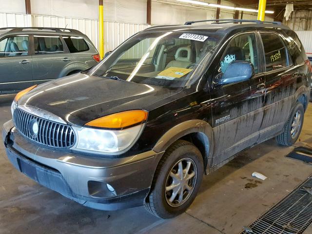 3G5DB03E22S505799 - 2002 BUICK RENDEZVOUS BLACK photo 2