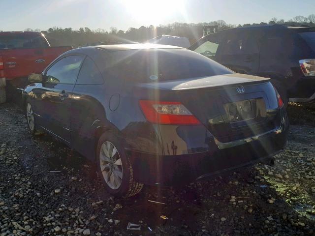 2HGFG1B92AH503888 - 2010 HONDA CIVIC EXL BLACK photo 3