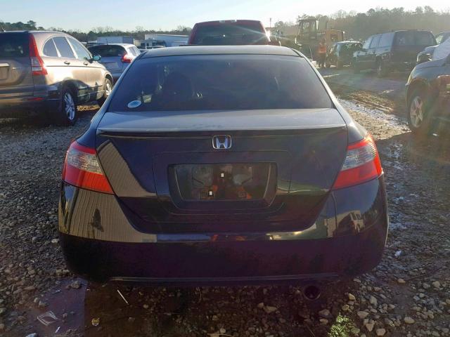 2HGFG1B92AH503888 - 2010 HONDA CIVIC EXL BLACK photo 9