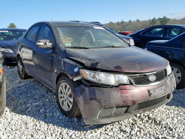 KNAFU4A23A5290757 - 2010 KIA FORTE EX BURGUNDY photo 1