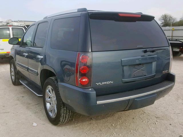 1GKFK638X8J232348 - 2008 GMC YUKON DENA BLUE photo 3