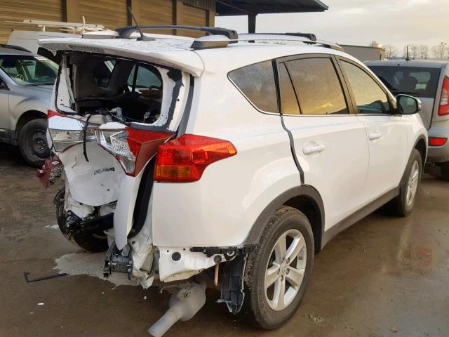 2T3RFREV3EW171696 - 2014 TOYOTA RAV4 XLE 白色 照片 4
