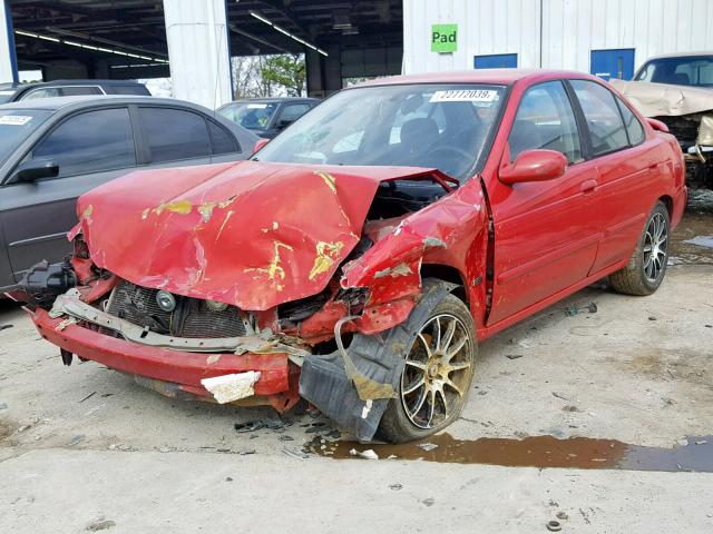 3N1CB51D86L584670 - 2006 NISSAN SENTRA 1.8 წითელი ფოტო 2