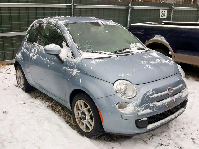 3C3CFFARXDT548628 - 2013 FIAT 500 POP BLUE photo 1