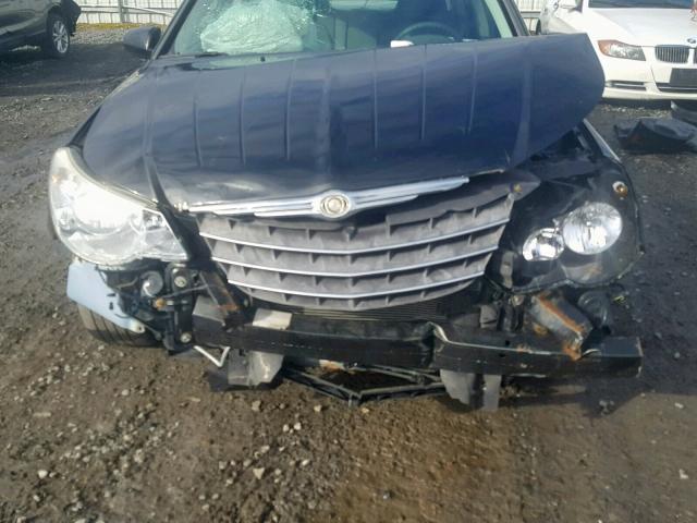 1C3LC56J68N267731 - 2008 CHRYSLER SEBRING TO BLACK photo 7