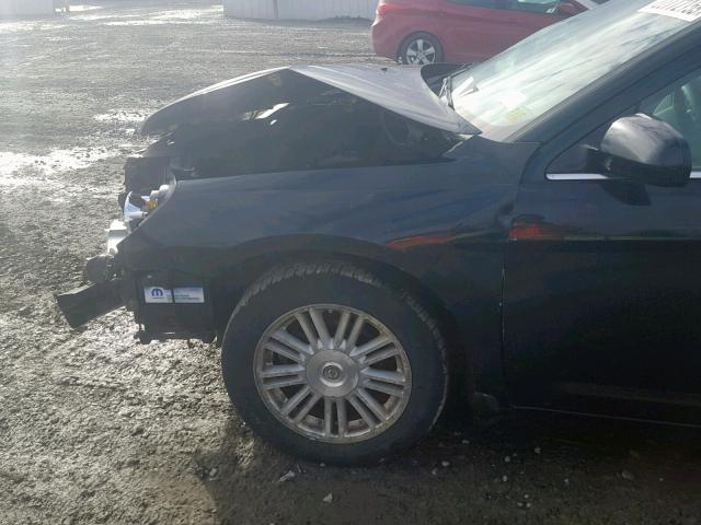 1C3LC56J68N267731 - 2008 CHRYSLER SEBRING TO BLACK photo 9