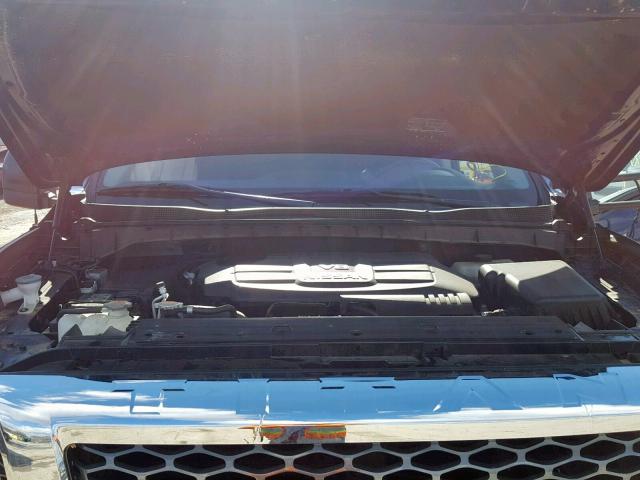 1N6AA1E53HN570985 - 2017 NISSAN TITAN SV BLUE photo 7