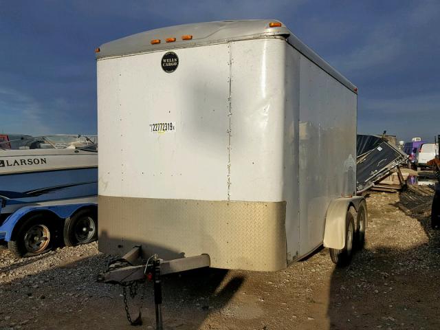 575200E24ET255341 - 2014 WELLS CARGO TRAILER WHITE photo 2