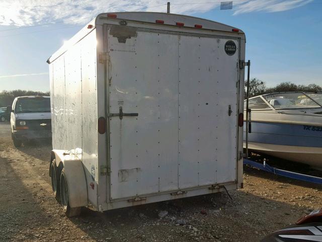 575200E24ET255341 - 2014 WELLS CARGO TRAILER WHITE photo 3