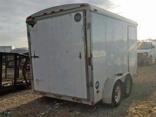 575200E24ET255341 - 2014 WELLS CARGO TRAILER WHITE photo 4