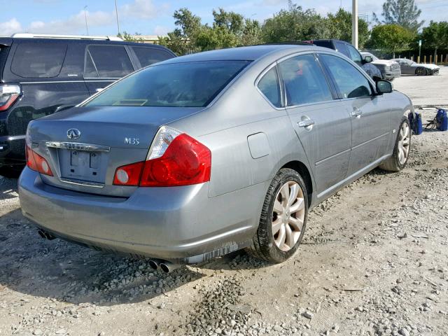 JNKAY01E76M114049 - 2006 INFINITI M35 BASE SILVER photo 4