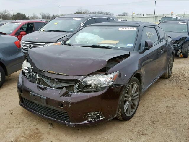 JTKJF5C76C3035694 - 2012 TOYOTA SCION TC 紫色 照片 2
