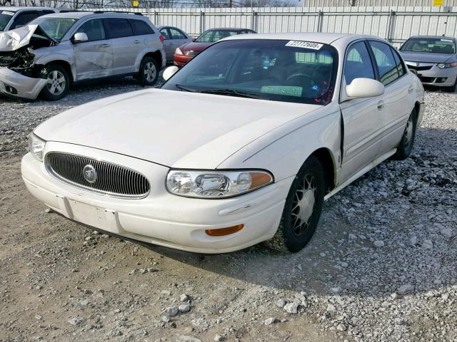 1G4HP54K31U142503 - 2001 BUICK LESABRE CU WHITE photo 2