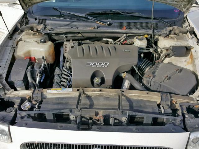 1G4HP54K31U142503 - 2001 BUICK LESABRE CU WHITE photo 7