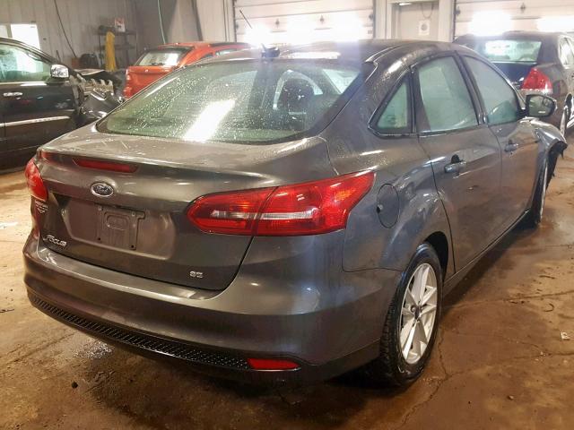 1FADP3F29FL335424 - 2015 FORD FOCUS SE CHARCOAL photo 4