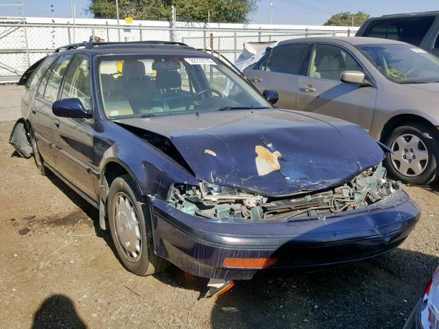 1HGCB9871NA012111 - 1992 HONDA ACCORD EX BLUE photo 1