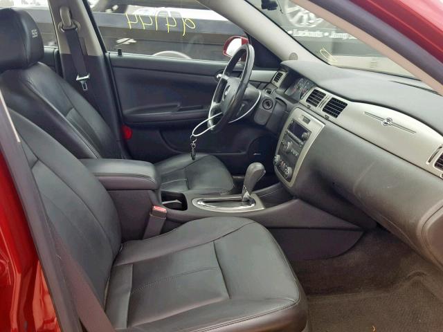 2G1WD58C279306197 - 2007 CHEVROLET IMPALA SUP მუქწითელი ფოტო 5