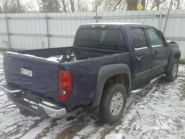 1GCDT33E088208023 - 2008 CHEVROLET COLORADO L BLUE photo 4