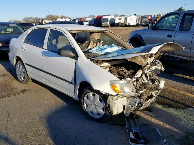 JTDBR32E970132323 - 2007 TOYOTA COROLLA CE WHITE photo 1