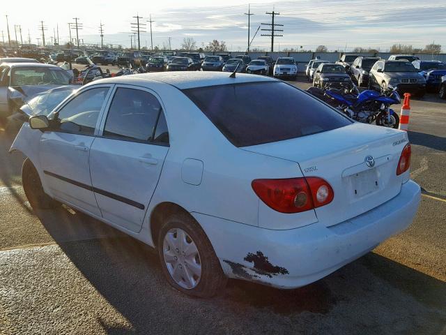 JTDBR32E970132323 - 2007 TOYOTA COROLLA CE WHITE photo 3