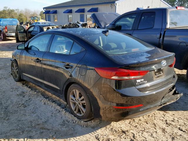 5NPD84LF0JH340092 - 2018 HYUNDAI ELANTRA SE BLACK photo 3