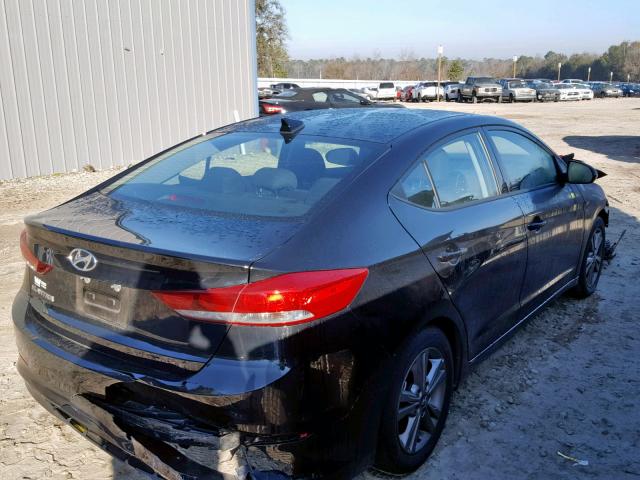 5NPD84LF0JH340092 - 2018 HYUNDAI ELANTRA SE BLACK photo 4